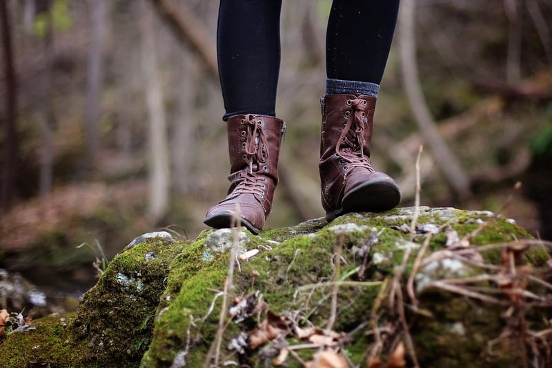 Hiking in the wilderness